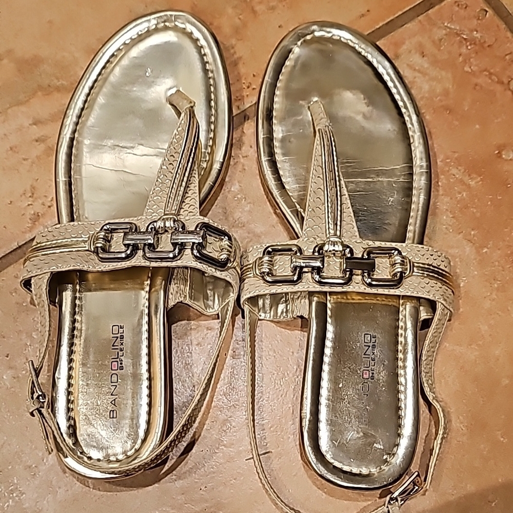 Bandolino Women's Gold Sandals